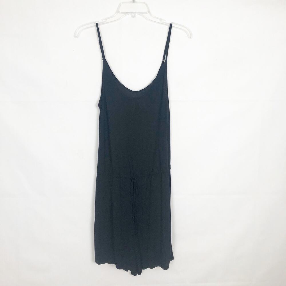 Divided Black Sleeveless Romper Size S
